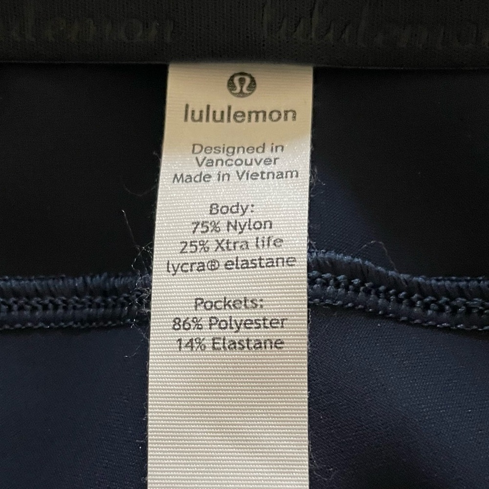 Lululemon On The Move Pant 28" True Navy Size 4 NWOT W5BGZS - Picture 6 of 14